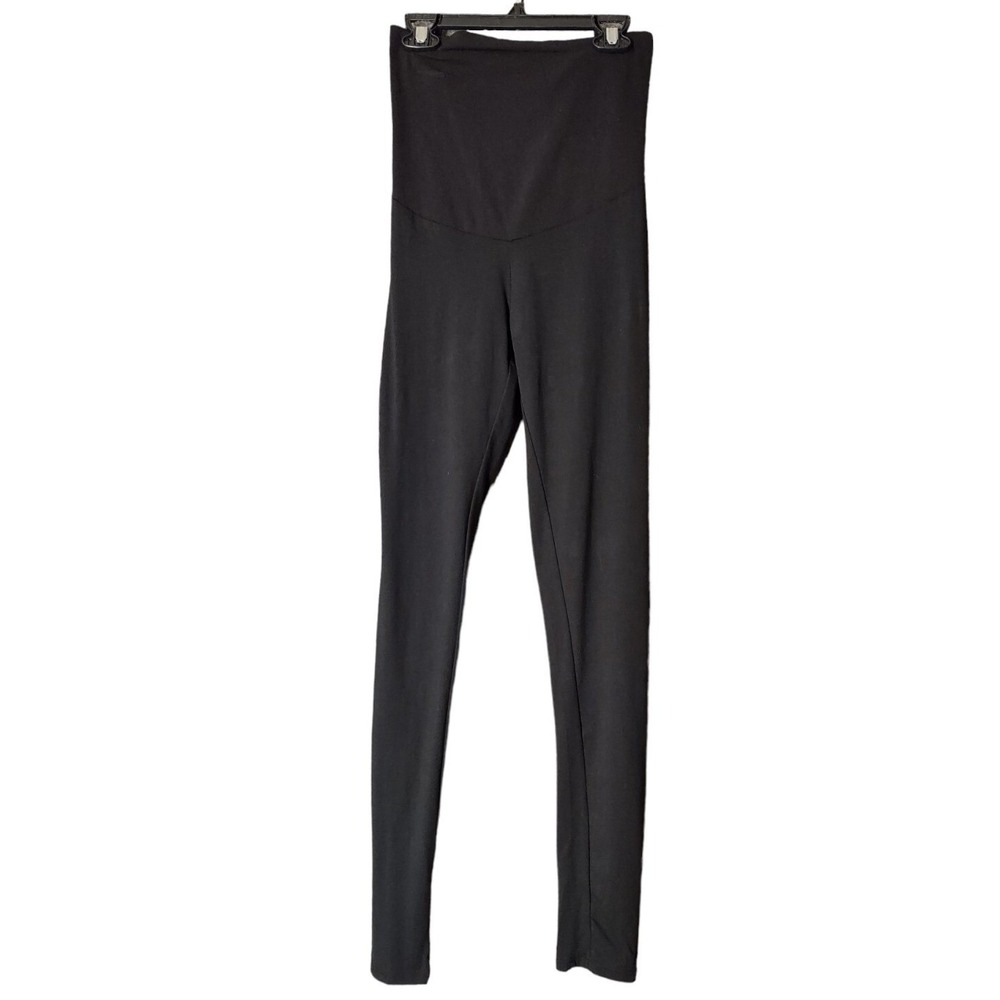 Motherhood Maternity Leggings Women's XS Over Belly Athleisure Black High Waist